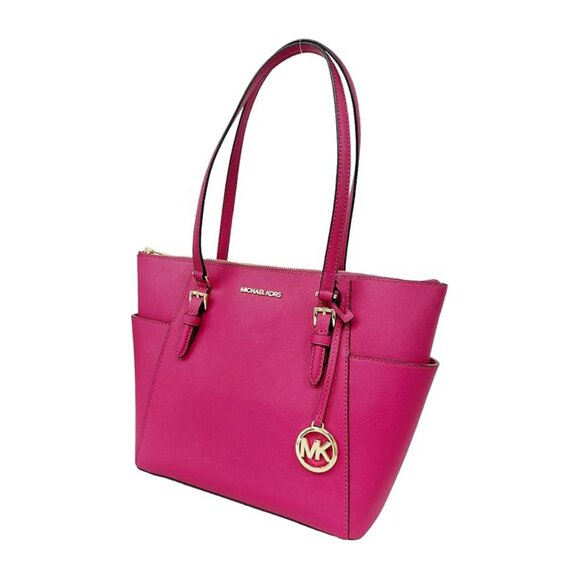 Michael Kors Charlotte Top Zip Tote – Carmine Pink - Picture 2 of 6